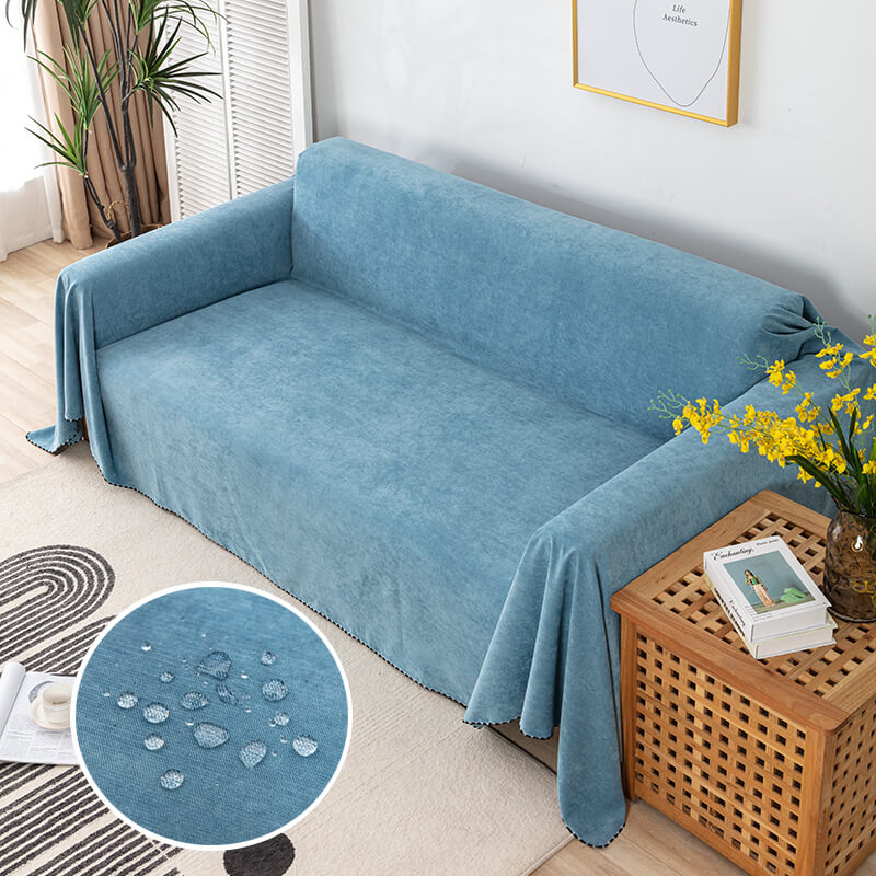 Norvo | Vanntett Sofa Kastteppe | Anti-skli. Jacquard Kanter & Ideell for Dyr og Møbelbeskyttelse