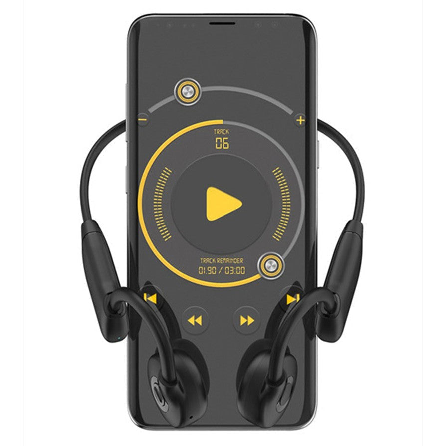 Norvo | Bone Conduction OverEar Bluetooth Ørepropper, med 32G Minne og IPX6 Vanntett, for Pendling og Sport