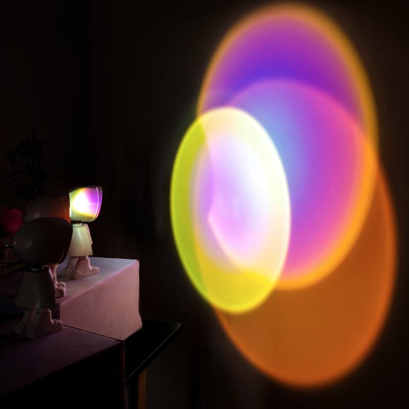Norvo | Romantisk Moderne Robot Solnedgang Lampe