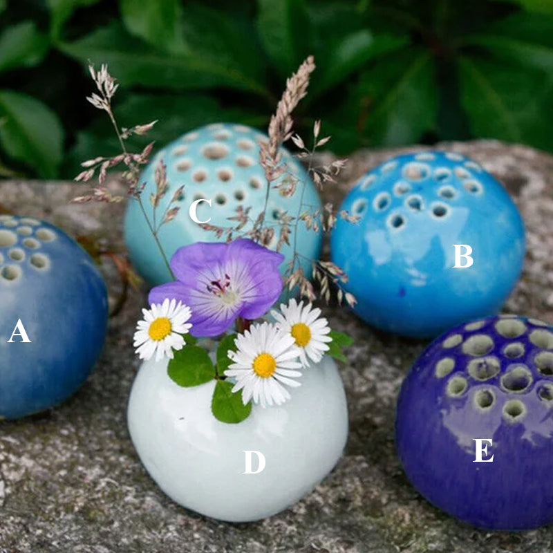 Norvo | Harts Håndlaget Vase Blomster Stein Borddekorasjon