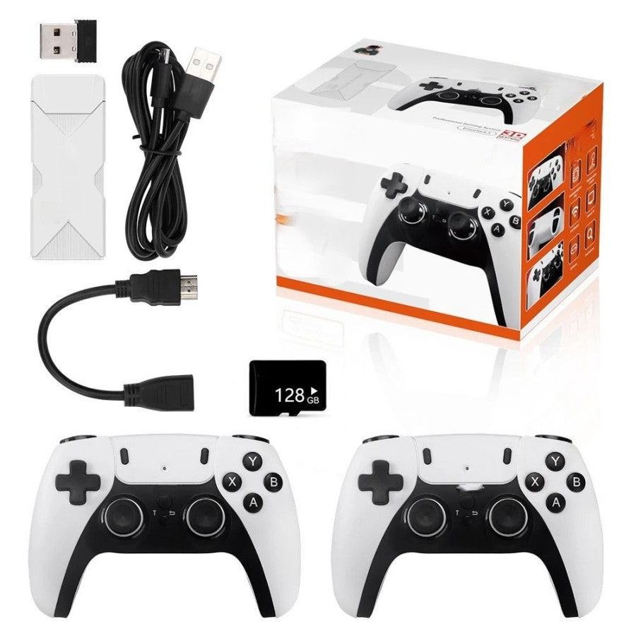 Norvo | Trådløs retro spillkonsoll: 40 000+ spill og 4K HDMI-tilkobling, 2.4G kontroller