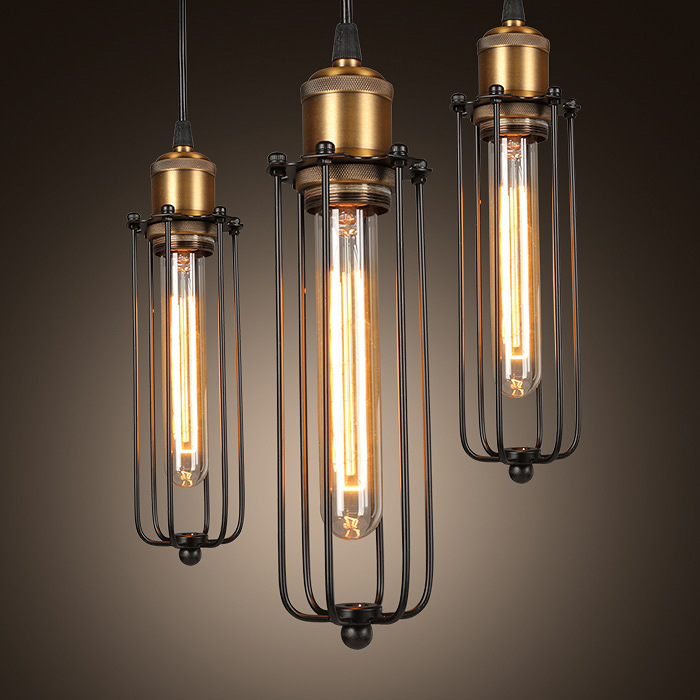 Norvo | Retro industriell hengelampe med metalldeksel