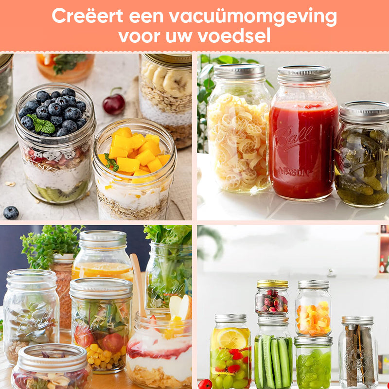 Norvo | Vakuumforsegling Maskin for Mason Glass
