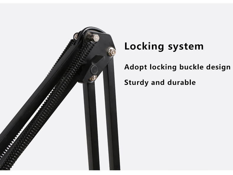 Norvo | LED Foldbar Lang Arm Klips Øyevern USB Leselampe