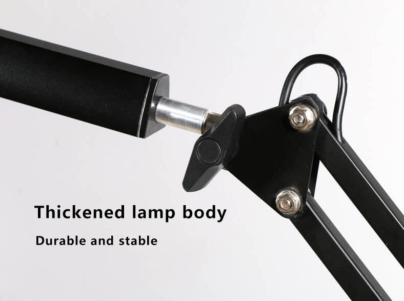 Norvo | LED Foldbar Lang Arm Klips Øyevern USB Leselampe