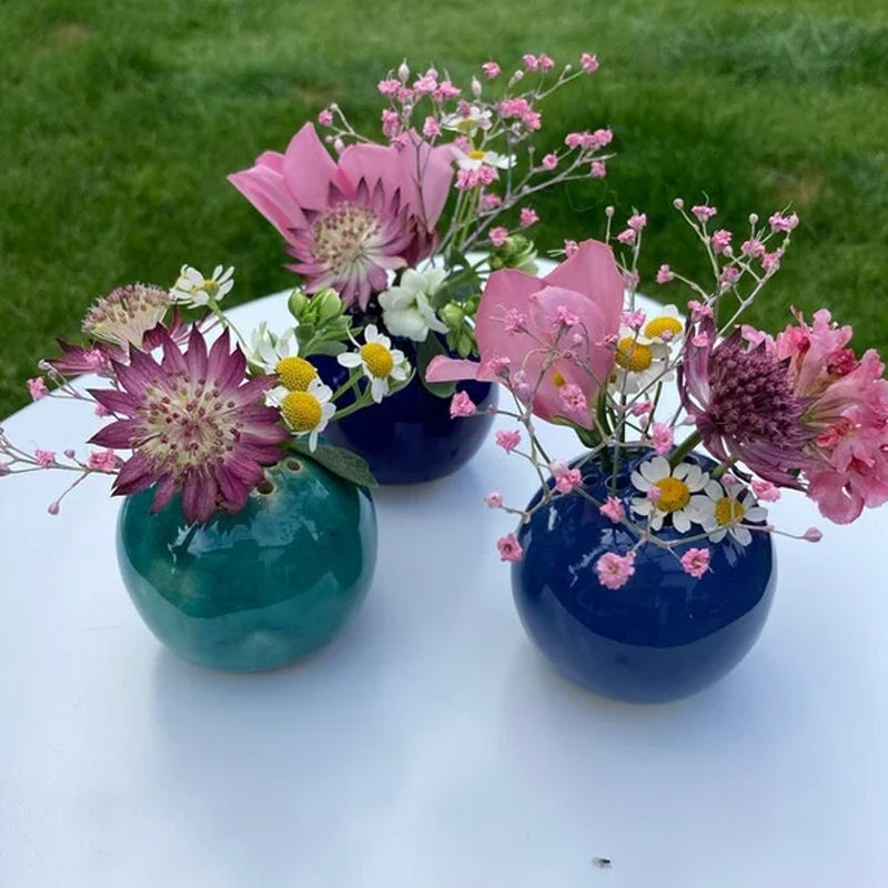 Norvo | Harts Håndlaget Vase Blomster Stein Borddekorasjon