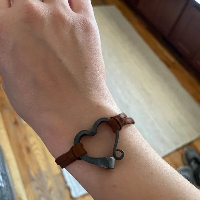 Norvo | Valentine's Day Håndlaget Kjærlighet Hestesko Nagler Armbånd