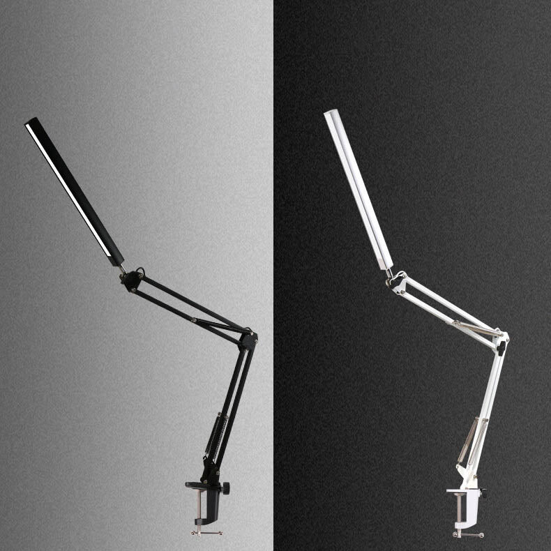 Norvo | LED Foldbar Lang Arm Klips Øyevern USB Leselampe