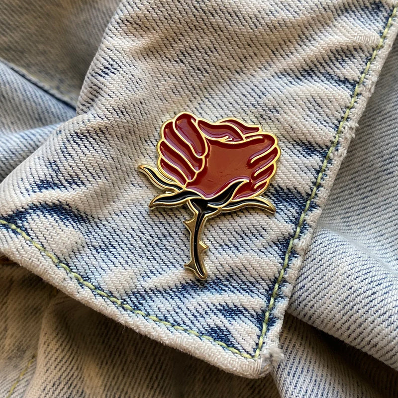 Norvo | Rose Resilience Emalje Krage Pin