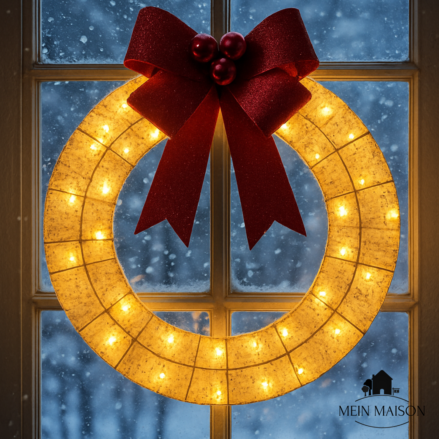 Norvo | Glorina Krans – Glitrende Julemagisk for Innendørs og Utendørs