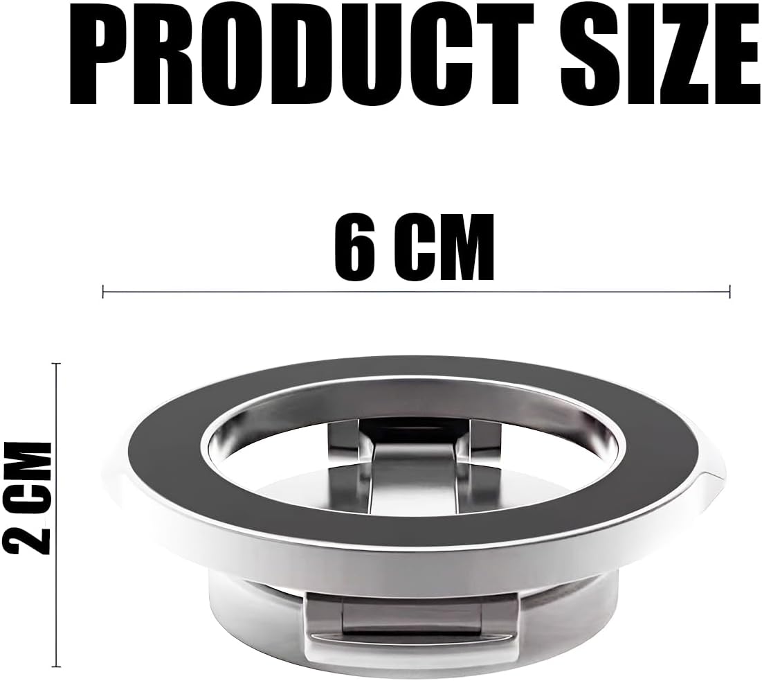 Norvo | 360° Falt Magnetisk Bil Telefonholder – Justerbar & Sikker Festing for Alle Smarttelefoner