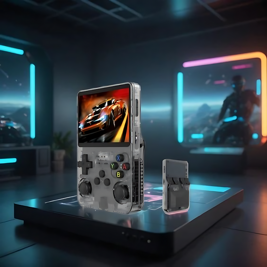 Norvo | Retro Revolution: Håndholdt spillkonsoll med HD-skjerm og USB-lading