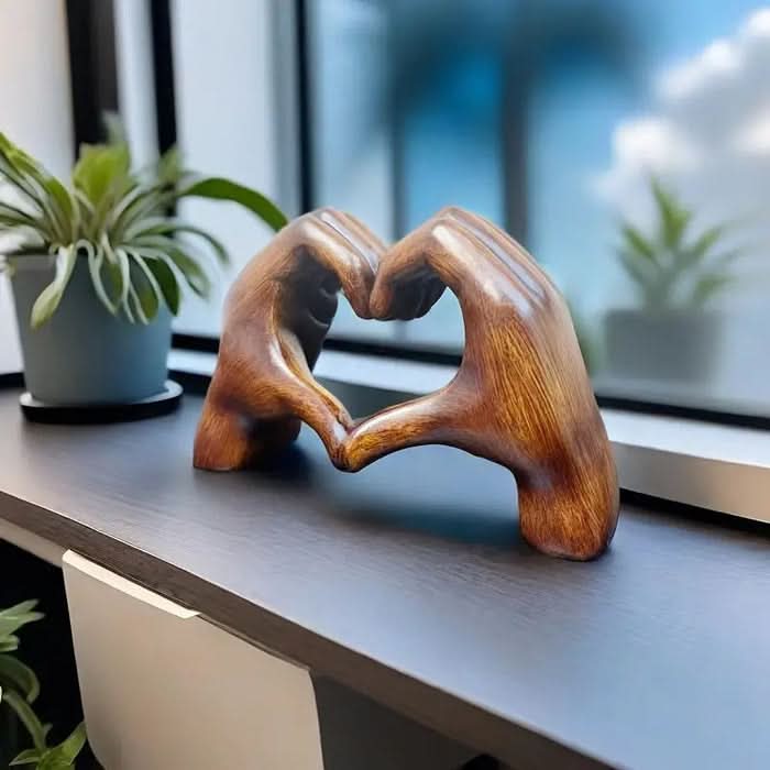 Norvo | Moderne Hjerte Skulptur Romantisk Hjem Dekor
