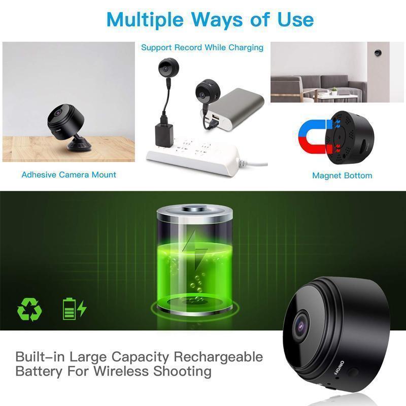 1080p Magnetisk WiFi Mini Kamera - RV Campingvogn Bakoverkamera
