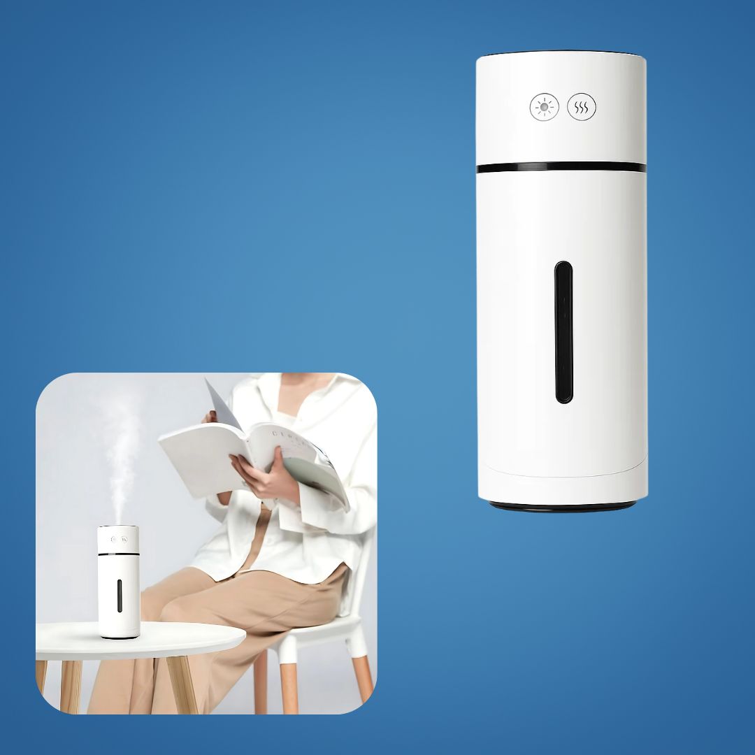 Ultra Stille – 90° Tilt Rotasjon – Lindre Tørr Luft & Forbedre Søvn i Soverommet eller Kontoret Norvo