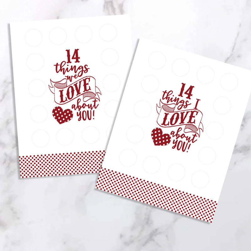 Norvo | Valentine's Scratching Advent "14 Ting Jeg Elsker Med Deg!"