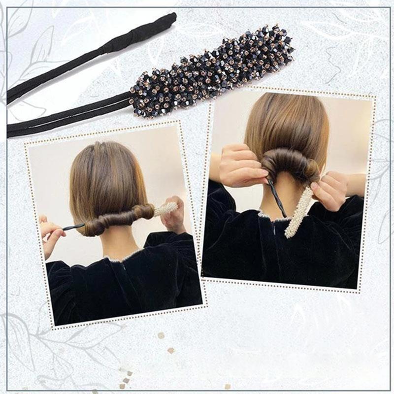 Norvo | Rhinestone Easy Bun Maker