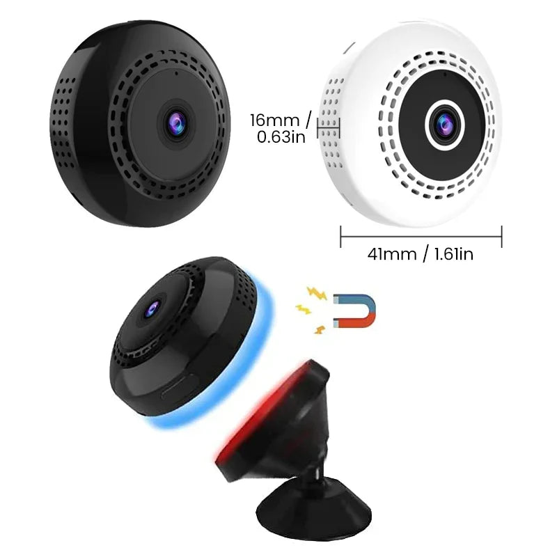 1080p magnetisk WiFi mini kamera