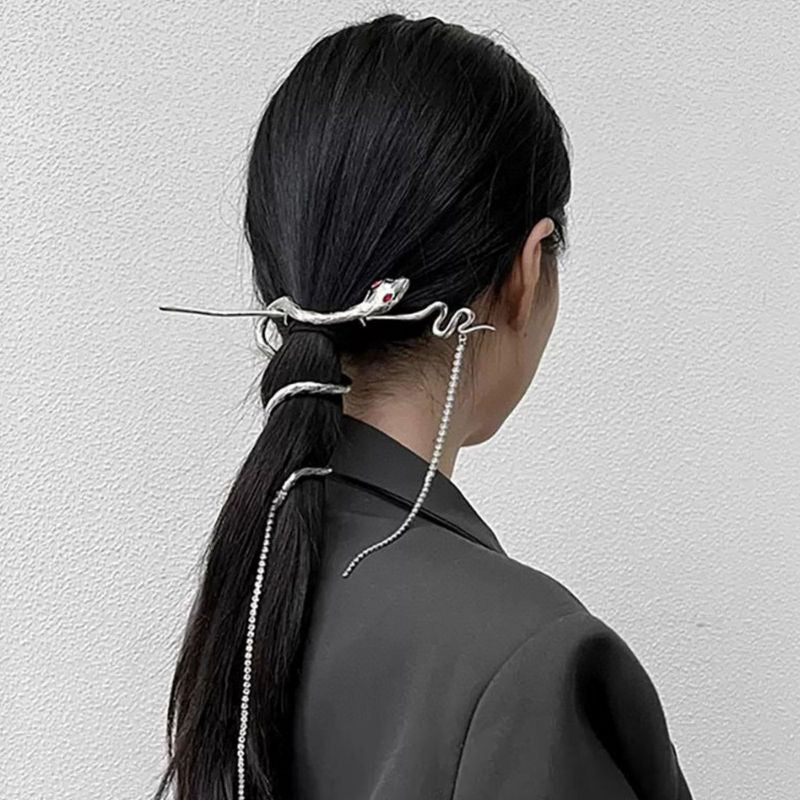 Norvo | Silver Spiral Snake Tåsmykke