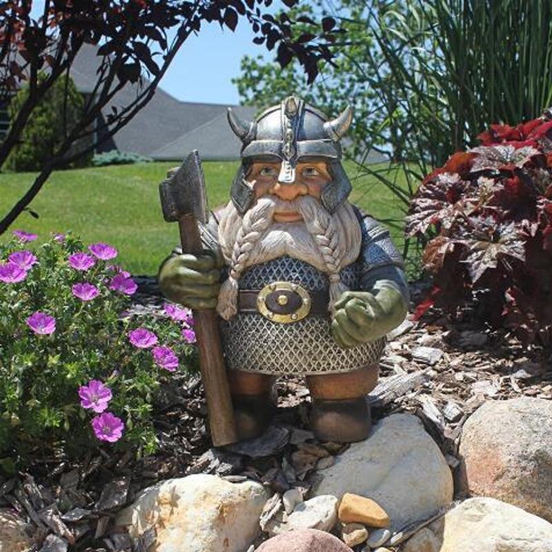Norvo | Viking Victor Norrøn Dverg Gnomestatuett