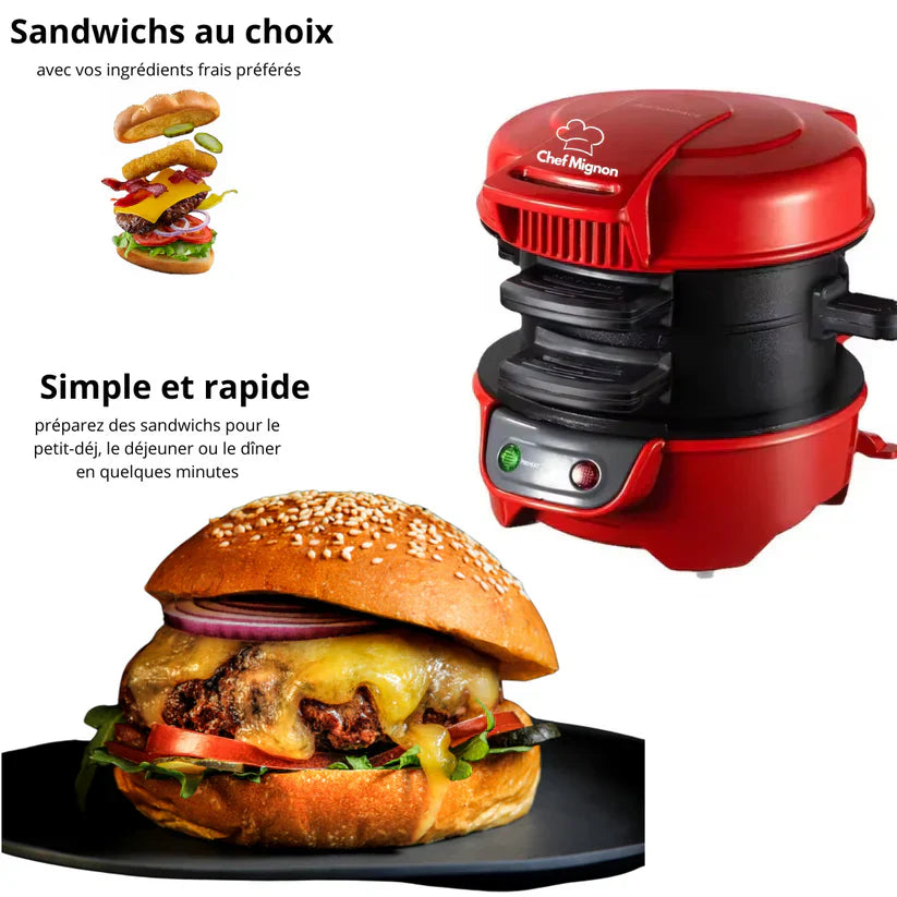 Norvo | Manuel Multifunksjonell Burgerpresse