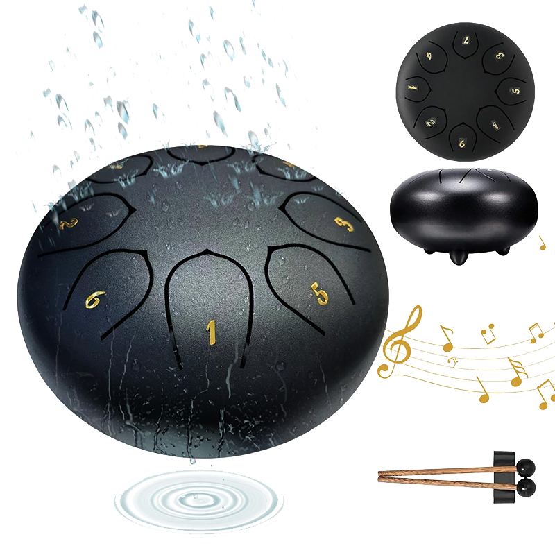 Regn tromme som hageinstrument