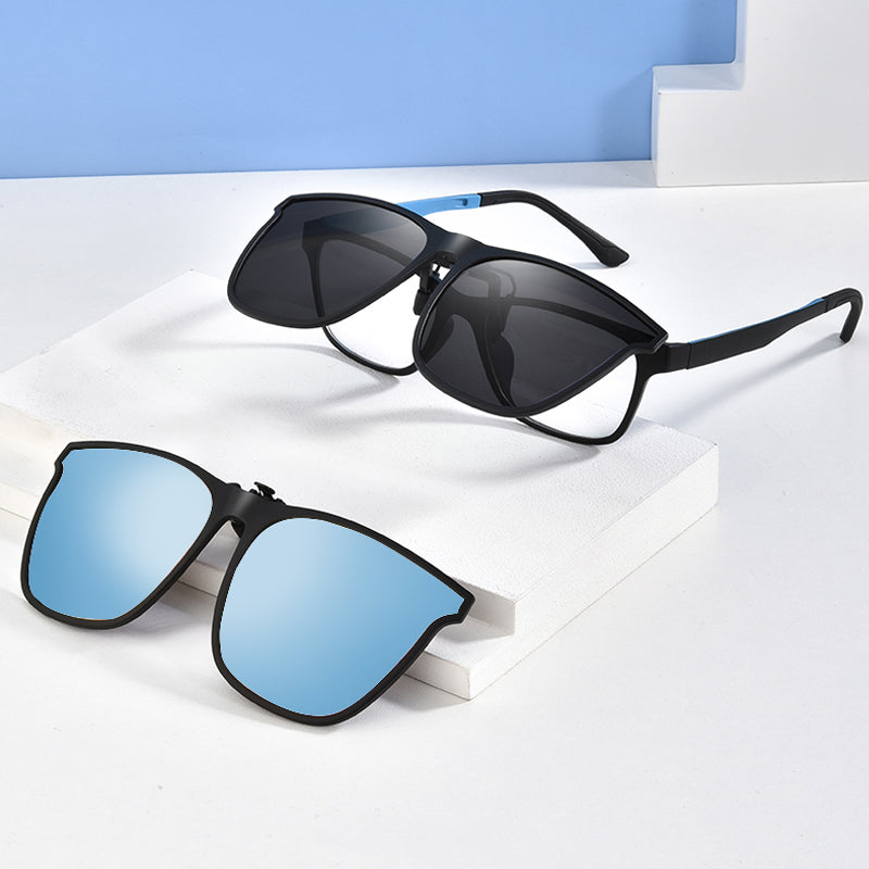 Ny type solbrille klips
