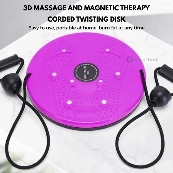 Norvo | Waist Whisper Twisting Disc Pro | Magnetisk Massasje Balansebrett for Kjerne Styrke & Midje Trening Hjemme