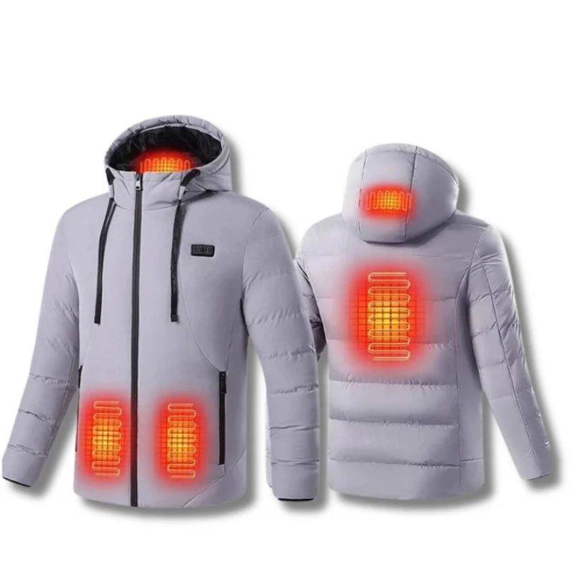 Norvo | Varmet Puffer Jakke – Oppladbare Varmejakker med Batteripakke, Beste Varme Vinterfrakk for Menn & Kvinner UK