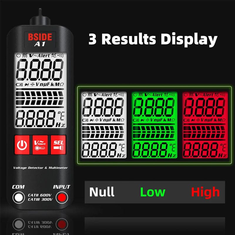 Norvo | A1 Helautomatiske Anti-Brenner Intelligent Digital Multimeter