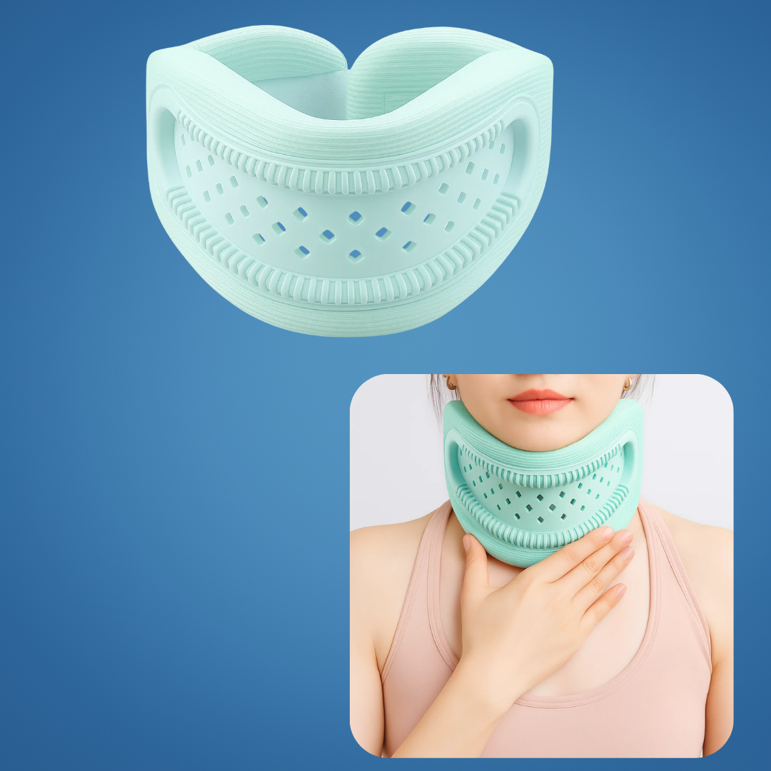 Lettvektig nakkestøttebind - Skummateriale, pustende design - Smertelindring for kontor og søvn Norvo