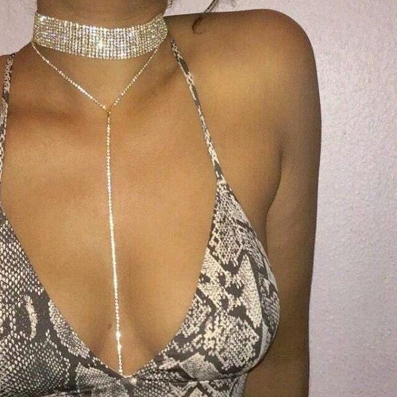 Norvo | Rhinestone Topp Choker