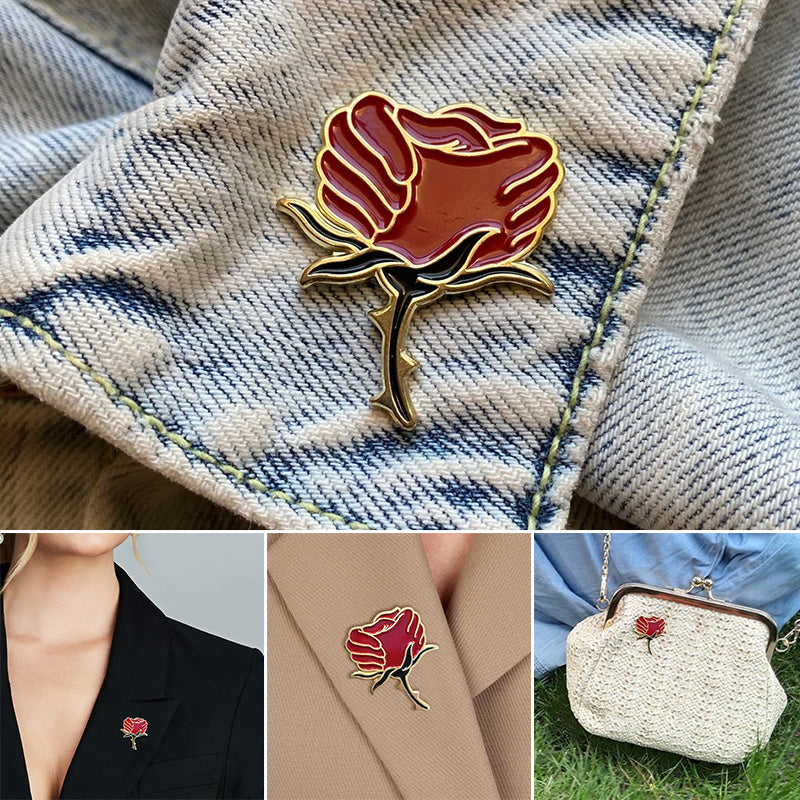 Norvo | Rose Resilience Emalje Krage Pin