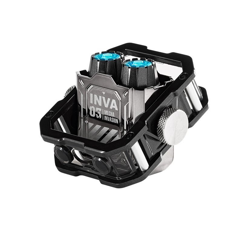 Norvo | Mekanisk Invasjon - Super Core Gold Mecha Stil True Wireless Bluetooth Ørepropper