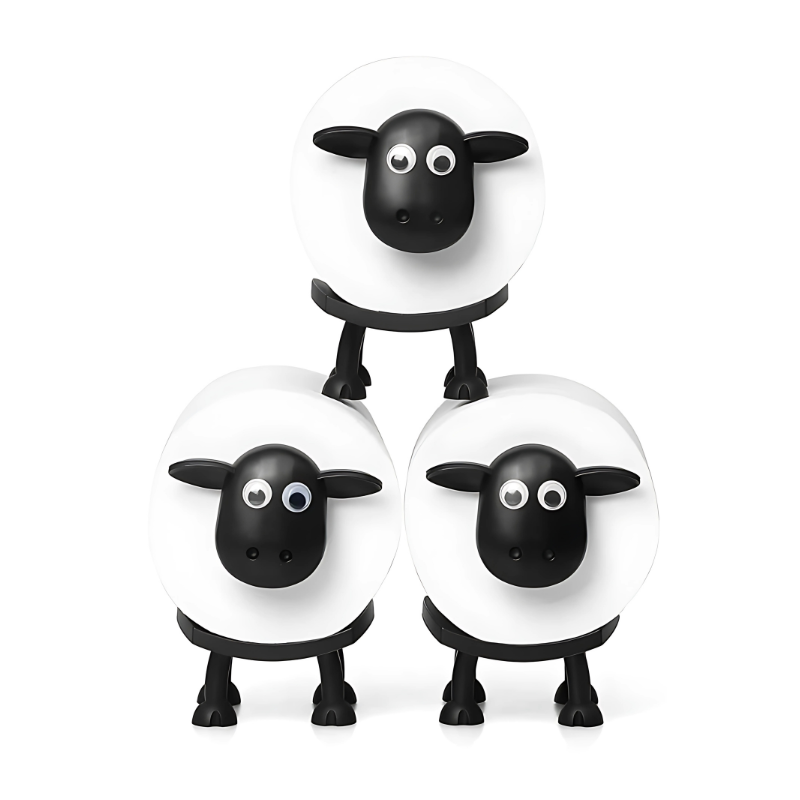 Norvo | Sau Toalettpapirholder | Sjarmerende, Plassbesparende Design for Bad Organisering & Morsom Dekor