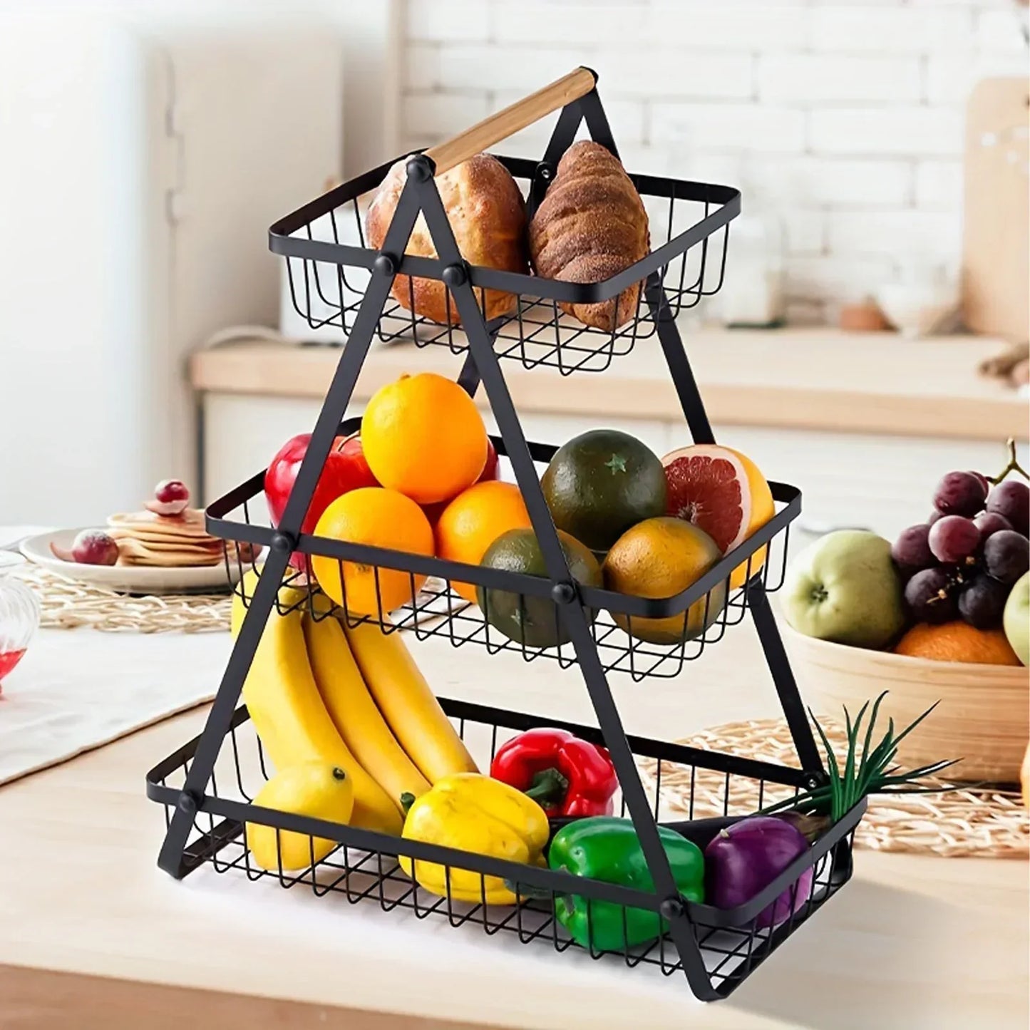 Norvo | FruitCascade – Fruktkurv med 3 nivåer