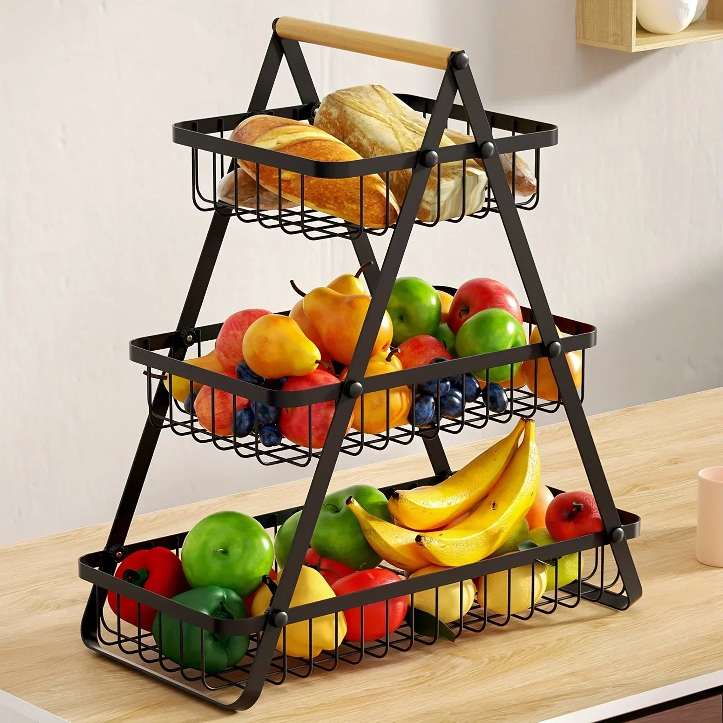 Norvo | FruitCascade – Fruktkurv med 3 nivåer