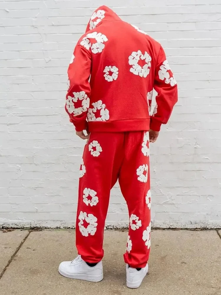 Norvo | Tracksuit - Blomstrete Hettejakke