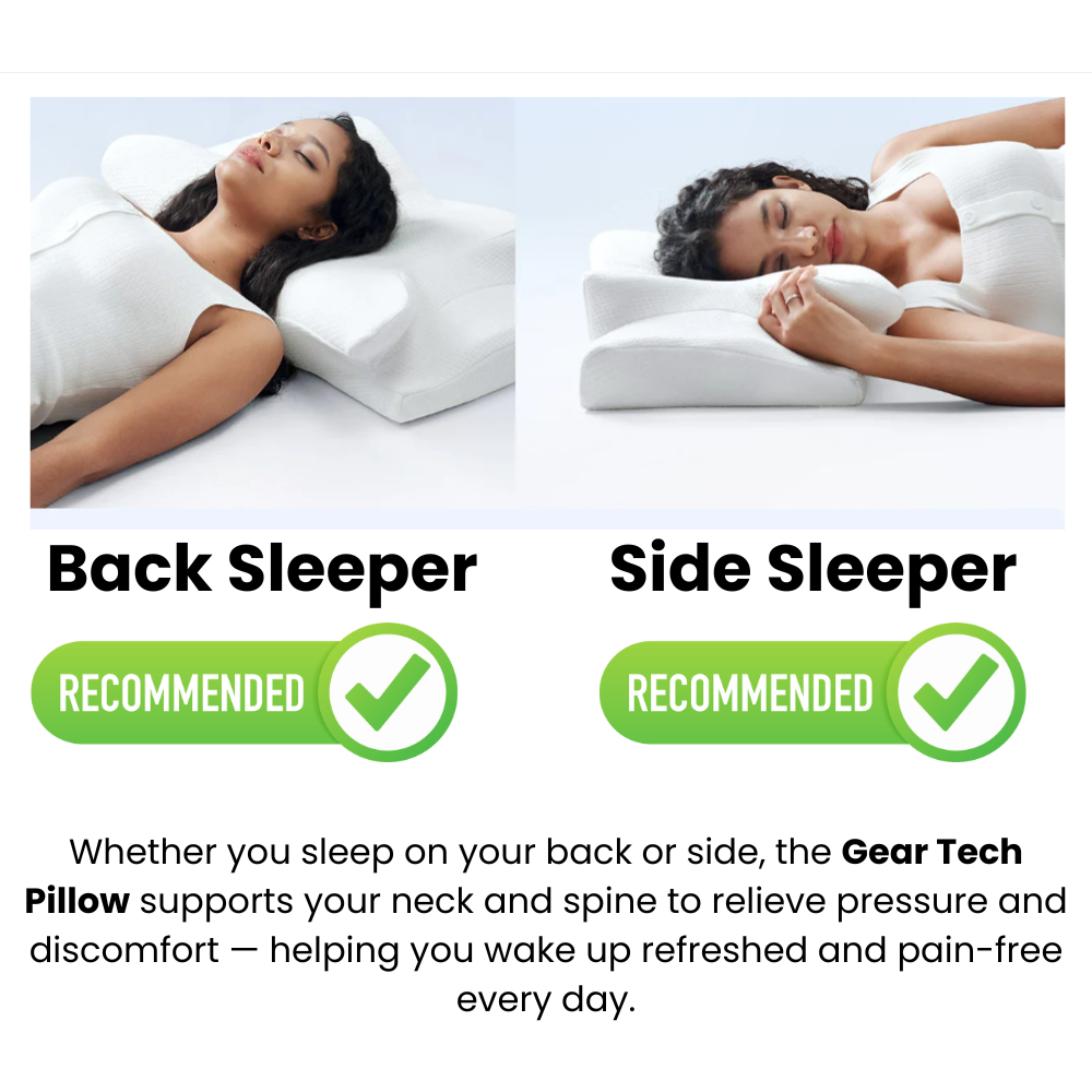 Norvo | Pute for Side & Back Sleepers – Ortopedisk Minne Skum Pute for Nakke & Skulder Smerte Lindring og Perfekt Søvn Justering