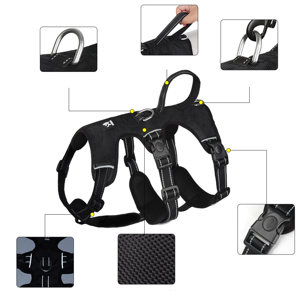 Norvo | Refleksiv Anti-Trekk Hundesele - Gripguard
