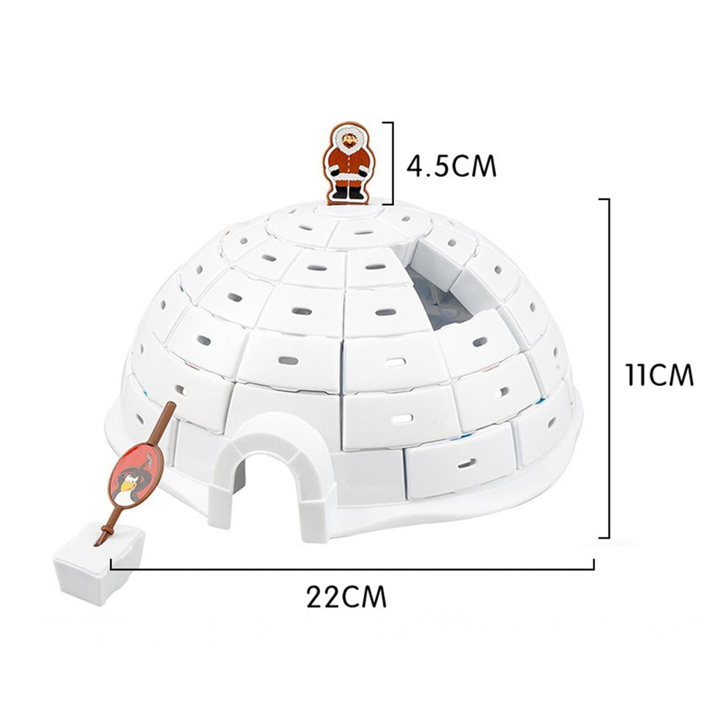 Norvo | Igloo Bricks | Slipp løs din indre glede med dette pingvinbrettspillet! - Stimulerer moro og strategisk tenkning
