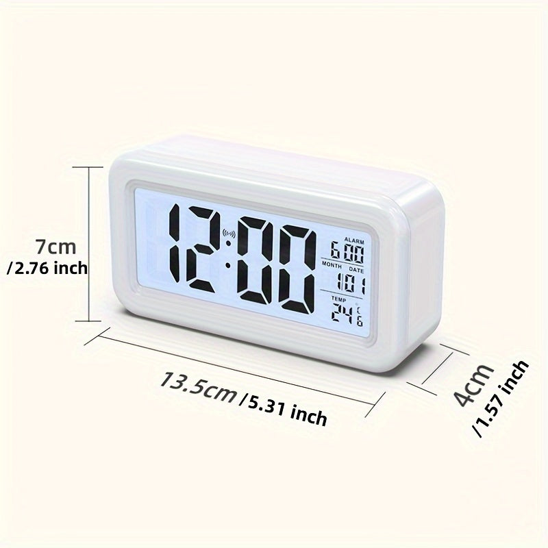 Norvo | Slim LCD digital vekkerklokke