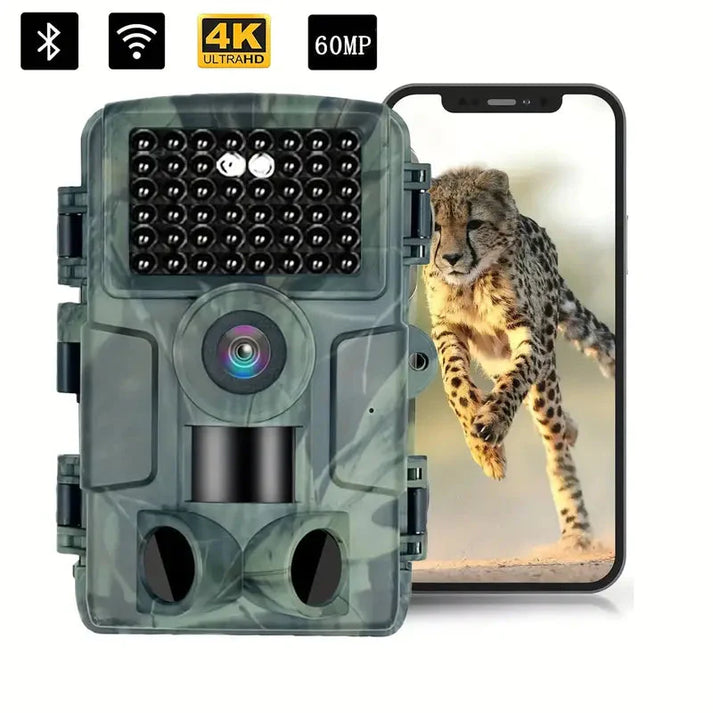 Norvo | 4K Ultra HD Viltkamera – 60MP med appkontroll