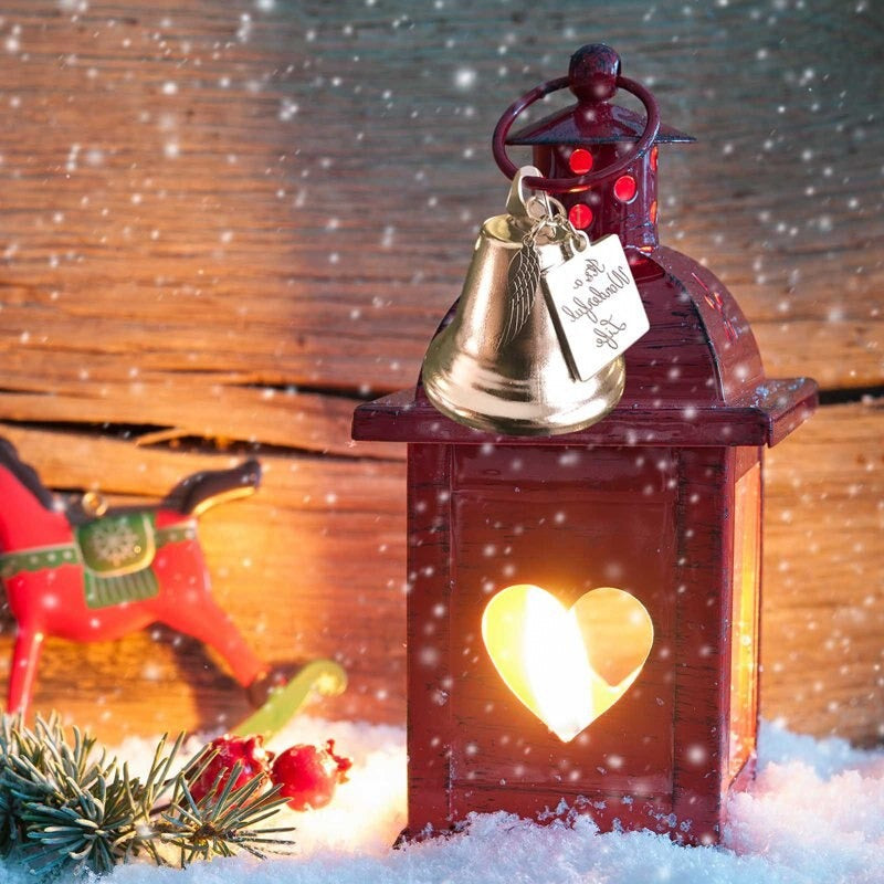 Norvo | 🎄Juletrær Minneornamenter Englevinger Klokker Hengende Dekorasjon