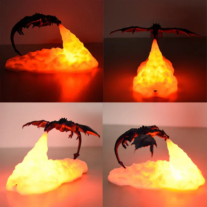 Norvo | Fire-Breathing Dragon Lamp