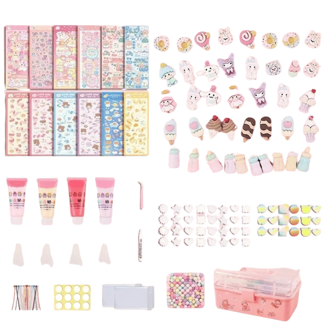 Norvo | SparklyStix | 3D Klistremerke Sett for Kreative DIY Prosjekter - Klistremerker med Vanntett Vinyl