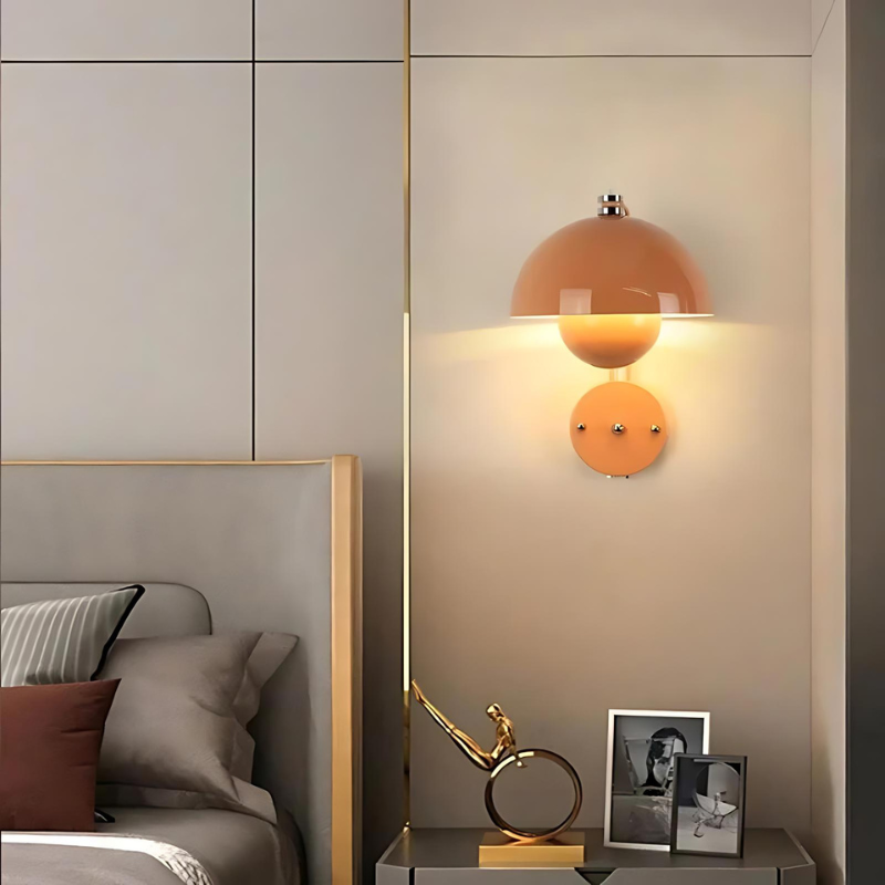 Norvo | GloomLamp | Moderne blank metall LED vegglampe