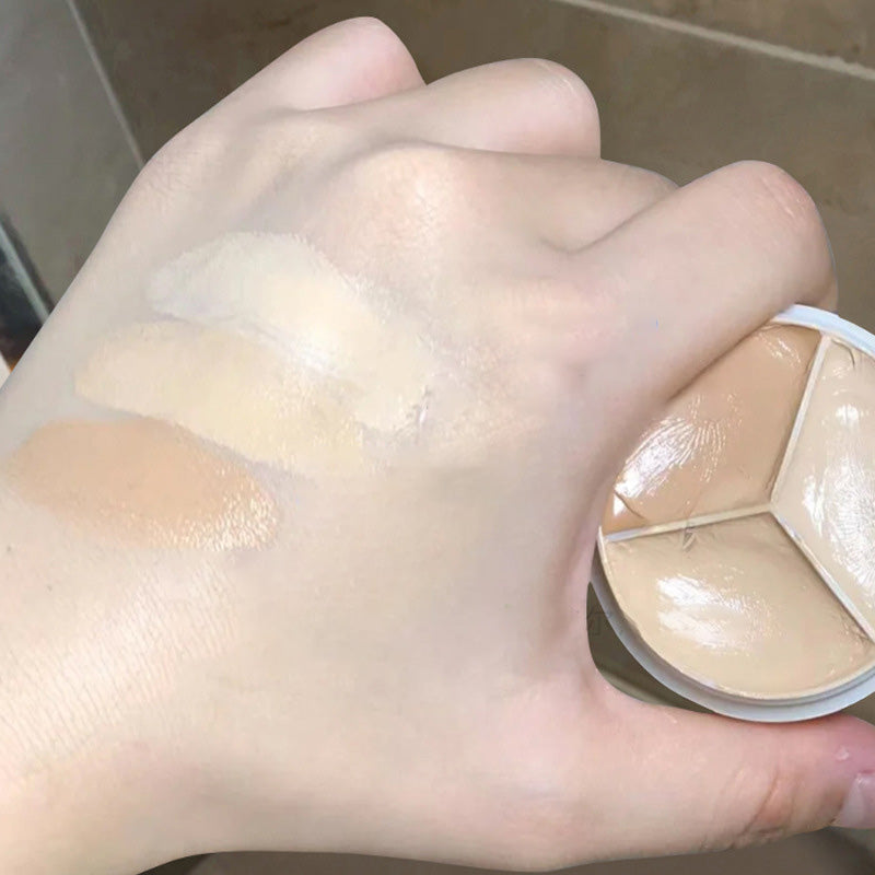 Norvo | Tri-Farge Concealer Palette for Akne Flekkene og Mørke Sirkler