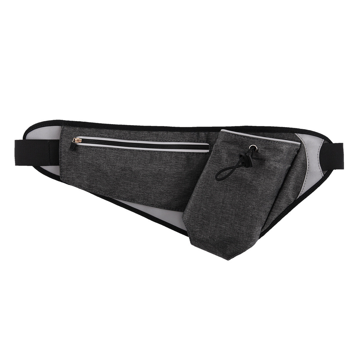 Norvo | Vanntett sports midjeveske med justerbar flaskeholder og nattreflekterende stripe, for løping, camping, jogging, fotturer, turer og mer