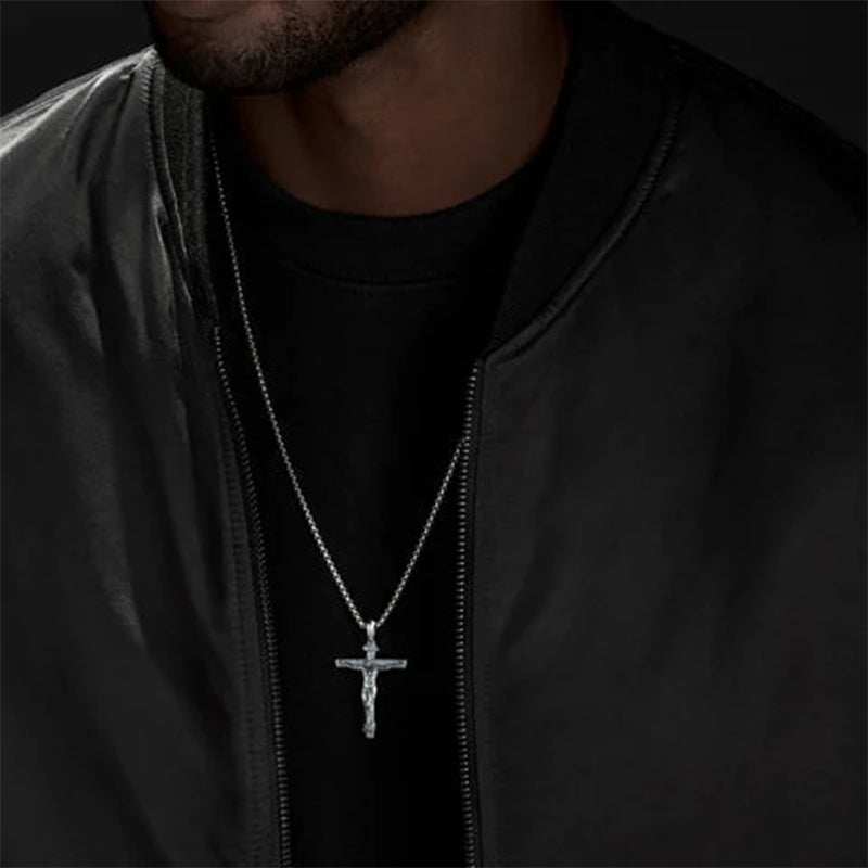 Norvo | Titanium Steel Cross Pendant Necklace
